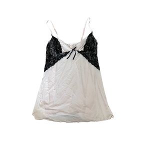 sophie b pink and black lace cami
